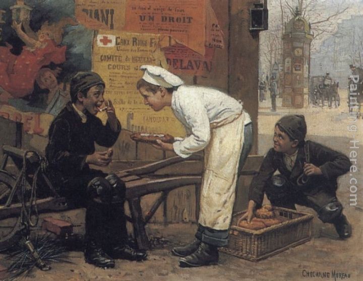 Paul Charles Chocarne-Moreau The Cunning Thief